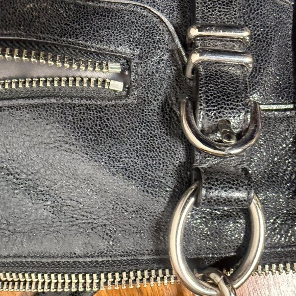 Coach Kristin Black Leather Satchel Excellent Condition - Picture 12 of 15